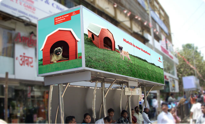 Lenticular Bus Shelter